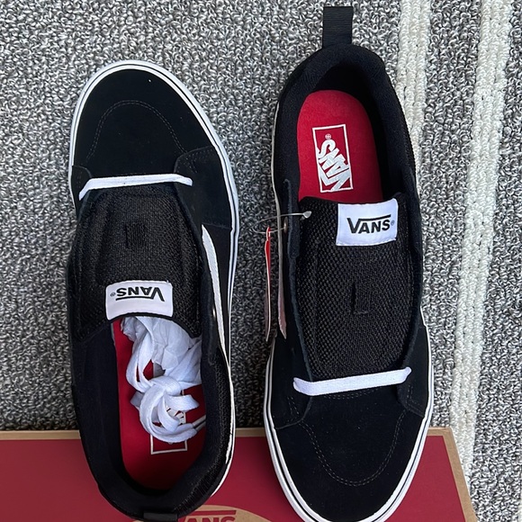 Vans Filmore Suede Canvas Black/White MENS - Picture 13 of 16